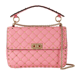 Medium Rockstud Spike, Leather, Pink, MII, S/DB, 4*